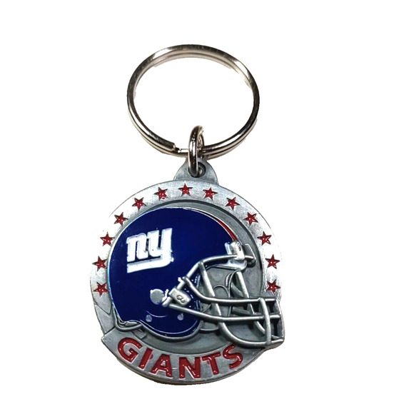 New York Giants Keychain Pewter Siskico Official - Picture 2 of 6